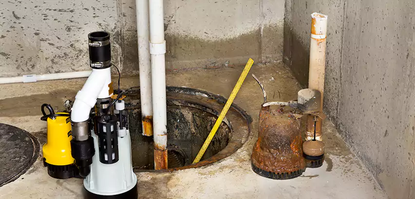 Installing Sump Pump in Finished Basement in Seaford, NY